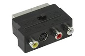 Näyttökaapeli - Nedis video / audio adaptor - S-Video / composite video / audio - CVGB31902BK
