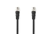 Antennikaapelit/-liittimet - Nedis CVGL01000BK20 coaxial cable - CVGL01000BK20