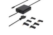 Kannettavan laturit - Nedis notebook-adapter | GaN | 65 W | 5 / 9 / 12 / 15 / 20 V DC - NBAU65110BK