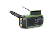 DAB, Verkko- & Kelloradiot - Nedis Emergency Radio - DAB+/FM - Dynamo - Solar- 2500 mAh Powerbank - DAB+/FM - Mono - RDDBCR2000GN