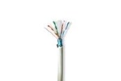 Verkkokaapelit - Nedis Network Cable Roll | CAT6 | Stranded | F/UTP | Bare Copper - Harmaa - 50m - CCBG8526GY50