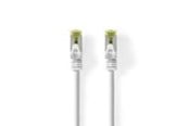 Verkkokaapelit - Nedis CAT7 Network Cable | S/FTP | RJ45 Male | RJ45 Male - Harmaa - 0.5m - CCGL85420WT05