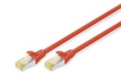 Verkkokaapelit - DIGITUS CAT 6A S-FTP - 0.25m - Punainen - 0.25m - DK-1644-A-0025/R