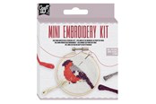 Askartelu- ja taidetarvikkeet - Creative Craft Group Mini embroidery kit 12.5*10cm Bird. - CR1713/GE