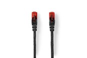 Verkkokaapelit - Nedis CCGL85900BK500 networking cable - Musta - 50m - CCGL85900BK500