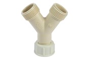 Lisävarusteet (Kiinnikkeet, pistorasiat jne.) - Nordic Quality Y-rør 3 × 3/4" - 352140