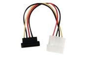 Sisäiset virtakaapelit - Nedis - power adapter - SATA to 4 PIN internal power - 15 cm - CCGP73505VA015