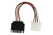 Sisäiset virtakaapelit - Nedis - power adapter - SATA power to 4 PIN internal power - 15 cm - CCGP73530VA015