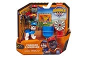 Hahmot - Paw Patrol Rubble & Crew Figure 2 Pk Charger & Wheeler - 6066685