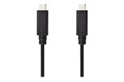 USB kaapelit - Nedis - USB cable - 24 pin USB-C to 24 pin USB-C - 1 m - CCGT64750BK10