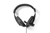 Kuulokkeet - Nedis PC-headset | Over-Ear | Stereo | 1x 3.5 mm / 2x 3.5 mm - CHST210BK