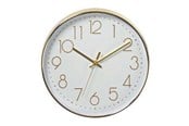 Sisustus - Nedis Easy To Read Numbers - clock - quartz - wall mountable - 30 cm - gold - CLWA015PC30GD