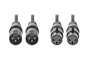 Audiokaapelit - Nedis OnStage series audio extension cable - 50 cm - COTH15030GY05