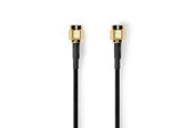 Antennikaapelit/-liittimet - Nedis CSGB02000BK10 coaxial cable - CSGB02000BK10