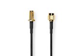 Antennikaapelit/-liittimet - Nedis CSGB02010BK10 coaxial cable - CSGB02010BK10