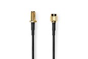 Antennikaapelit/-liittimet - Nedis CSGB02010BK30 coaxial cable - CSGB02010BK30