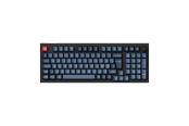 Näppäimistöt - Keychron V5 MAX QMK/VIA Wireless RGB Hot Swap Jupiter Red - Carbon Black - Pelinäppäimistö - Pohjoismainen - Musta - V5M-D1-BO