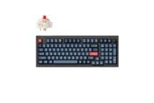 Näppäimistöt - Keychron V5 MAX QMK/VIA Wireless RGB Hot Swap Jupiter Red - Carbon Black - Pelinäppäimistö - Pohjoismainen - Musta - V5M-D1-BO