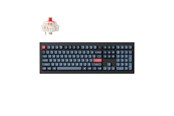 Näppäimistöt - Keychron V6 MAX QMK/VIA Wireless RGB Hot Swap Jupiter Red - Carbon Black - Näppäimistö - Pohjoismainen - Musta *DEMO* - V6M-D1-BO