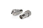Antennikaapelit/-liittimet - Nedis IEC (Coax) Connector | Straight | Male | Nickel Plated | 75 Ohm - CSGB40902ME