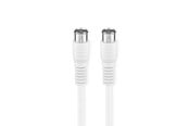 Antennikaapelit/-liittimet - Nedis CSGB41300WT50 coaxial cable - CSGB41300WT50