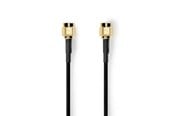 Antennikaapelit/-liittimet - Nedis CSGL02000BK20 coaxial cable - CSGL02000BK20