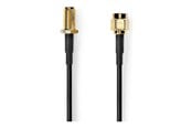 Antennikaapelit/-liittimet - Nedis CSGL02010BK50 coaxial cable - CSGL02010BK50