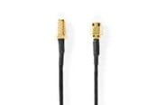 Antennikaapelit/-liittimet - Nedis SMA Cable | SMA Female | SMA Male | Gold Plated | 50 Ohm - CSGL02020BK05