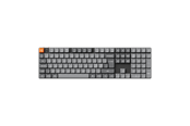 Näppäimistöt - Keychron K5 MAX QMK/VIA Wireless RGB Hot Swap Low Profile Brown - Gray - Pelinäppäimistö - Pohjoismainen - Harmaa - K5M-H3-BO
