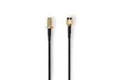 Antennikaapelit/-liittimet - Nedis SMA Cable | RP SMA Male | RP SMA Female | Gold Plated | 50 Ohm - CSGL02210BK50