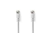 Näyttökaapeli - Nedis Satellite & Antenna Cable | F Male | F Male | Nickel Plated | 75 Ohm - CSGL41000WT100