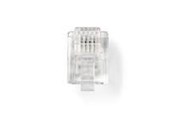 Puhelinkaapelit - Nedis Telecom Connector | Connector type: RJ11 | Straight - CTGB90923TP