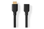 Näyttökaapeli - Nedis HDMI extension cable with Ethernet - 2 m - CVGB35090BK20