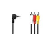 Näyttökaapeli - Nedis CVGL22400BK10 video cable adapter - CVGL22400BK10