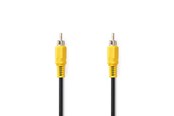Näyttökaapeli - Nedis CVGL24100BK100 composite video cable - CVGL24100BK100