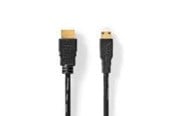 Näyttökaapeli - Nedis High Speed HDMI Cable with Ethernet | 4K@30Hz | 10.2 Gbps | 1.50 m - CVGL34500BK15