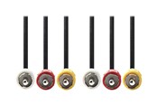 Näyttökaapeli - Nedis video / audio cable - composite video / audio - 5 m - CVGP24300BK50