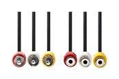 Näyttökaapeli - Nedis video / audio cable - composite video / audio - 5 m - CVGP24305BK50