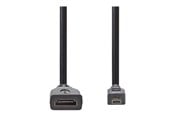 Näyttökaapeli - Nedis HDMI cable with Ethernet - 20 cm - CVGP34790BK02