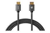 Näyttökaapeli - Nedis HDMI cable with Ethernet - 1 m - CVTB34000GY10