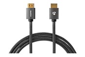 Näyttökaapeli - Nedis HDMI cable with Ethernet - 3 m - CVTB34000GY30