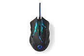 Hiiret - Nedis Gaming - mouse - USB - black - Hiiri - Optinen - 6 painiketta - Musta - GMWD210BK