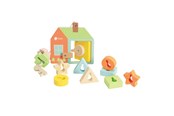 Vauva- ja taaperolelut - Classic World Wooden Lock Opening Shape Game 11 pcs. - 20143