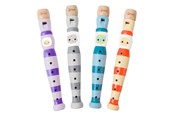 Puulelut - Classic World Wooden Flute with Stripes - 40538