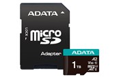 Muistikortti - A-Data Premier Pro MicroSD/SD V30S - 100MB/s - 1TB - AUSDX1TUI3V30SA2-RA1