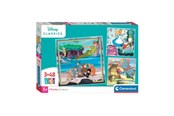 Palapelit - Clementoni Jigsaw Puzzle Super Color Square Disney Classics 3x48pcs. Lattia - 25302