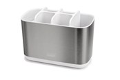 Kylpyhuoneen lisätarvikkeet - Joseph Joseph 70531 toothbrush holder, stainless steel - 70531