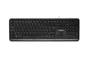 Näppäimistöt - Nedis - keyboard - AZERTY - French - black - Näppäimistö - Ranskalainen - Musta - KBMU200BKFR
