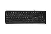 Näppäimistöt - Nedis - keyboard - QWERTY - Nordic - black - Näppäimistö - Pohjoismainen - Musta - KBMU200BKND