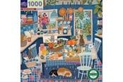 Palapelit - eeBoo Puzzle 1000 pcs - Blue Kitchen - EPZTBUK